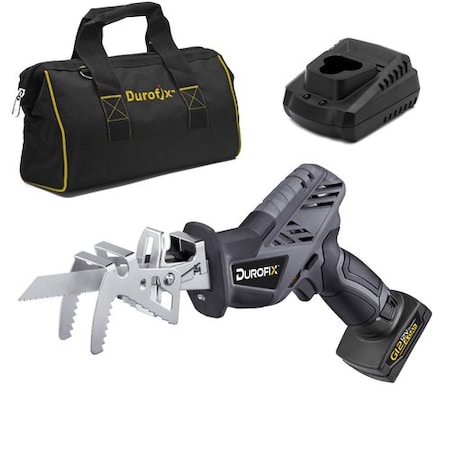 Durofix G12 Series Cordless Mini Reciprocating Saw Kit with 4.0 Ah Battery RJ1217-PG